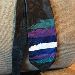 Fat-Ended Multi-Color Tie